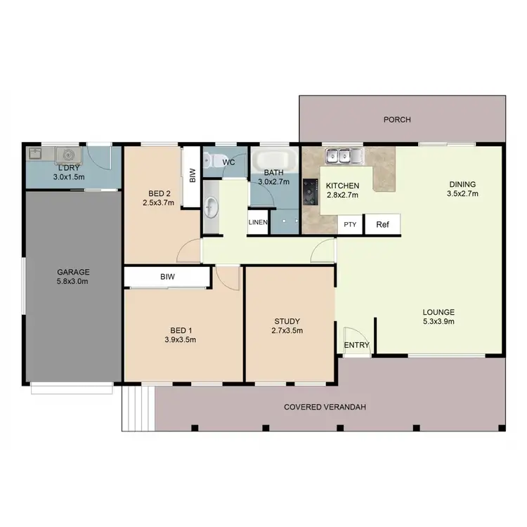 Floorplan of Homely house listing, 13 Wilson Place, Bonnells Bay NSW 2264