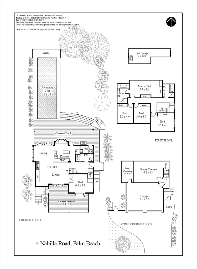 Floorplan of Homely house listing, 4 Nabilla Road, Palm Beach NSW 2108