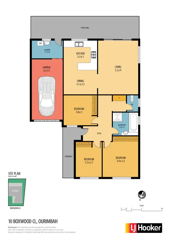 Floorplan of Homely house listing, 10 Boxwood Close, Ourimbah NSW 2258