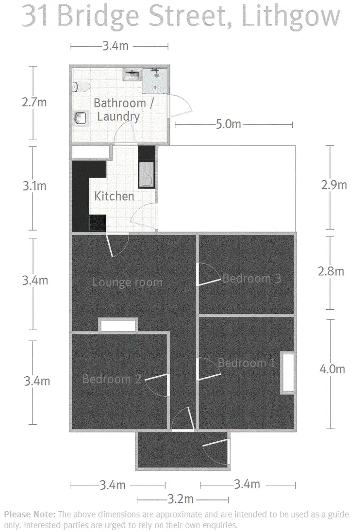 Floorplan of Homely house listing, 31 Bridge Street, Lithgow NSW 2790