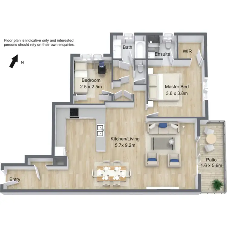 Floorplan of Homely apartment listing, 8/468 - 470 Coolangatta Road, Tugun QLD 4224
