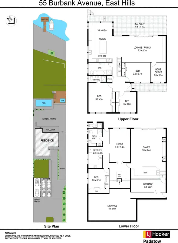 Floorplan of Homely house listing, 55 Burbank Avenue, East Hills NSW 2213