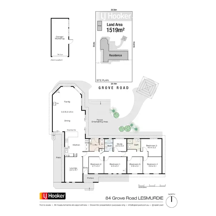 Floorplan of Homely house listing, 84 Grove Road, Lesmurdie WA 6076