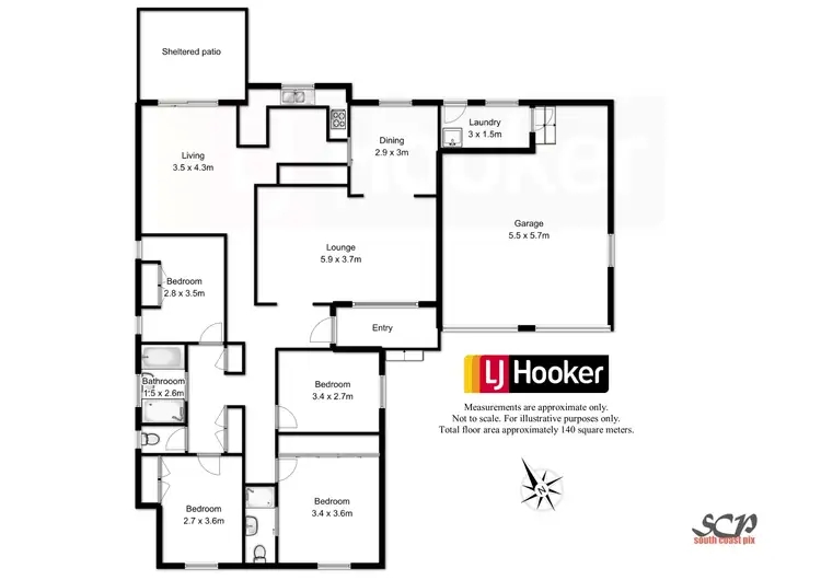 Floorplan of Homely house listing, 8 Jerupa Close, Surf Beach NSW 2536