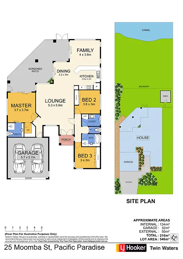 Floorplan of Homely house listing, 25 Moomba Street, Pacific Paradise QLD 4564