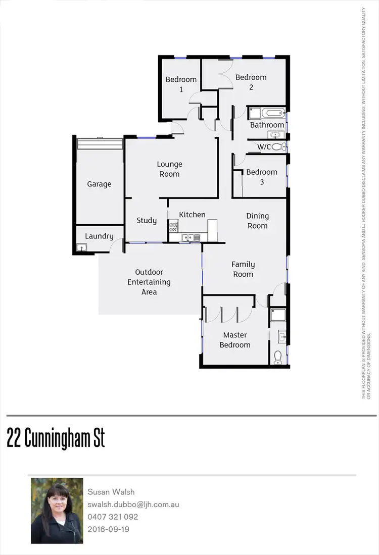 Floorplan of Homely house listing, 22 Cunningham Street, Dubbo NSW 2830