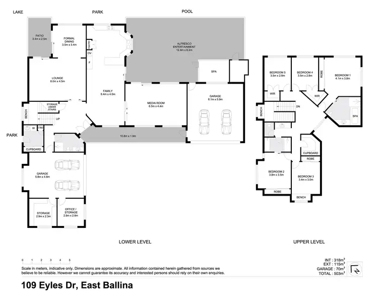 Floorplan of Homely house listing, 109 Eyles Drive, East Ballina NSW 2478