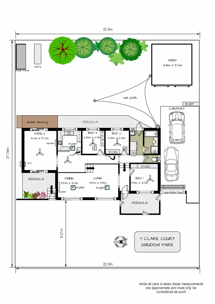 Floorplan of Homely house listing, 7 Clare Court, Sheidow Park SA 5158