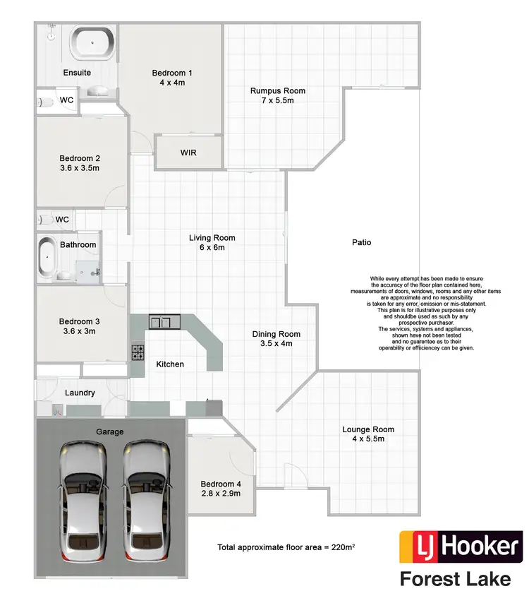 Floorplan of Homely house listing, 12 Grand South Circuit, Springfield Lakes QLD 4300