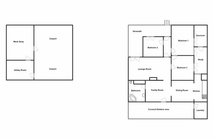 Floorplan of Homely rural property listing, 541 Pinchin Road, Goolmangar NSW 2480