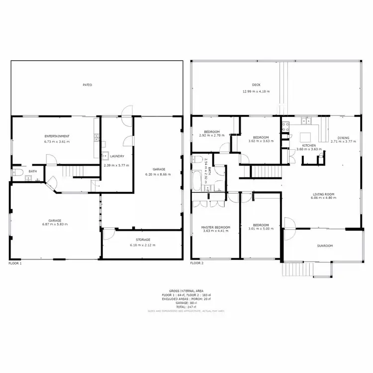Floorplan of Homely house listing, 257 Bloomfield Street, Cleveland QLD 4163