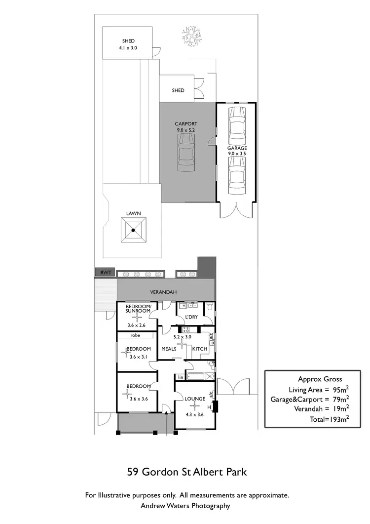 Floorplan of Homely house listing, 59 Gordon Street, Albert Park SA 5014