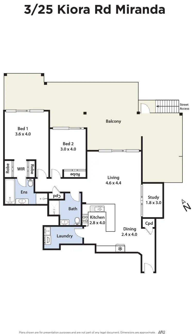 Floorplan of Homely unit listing, 3/25 Kiora Road, Miranda NSW 2228