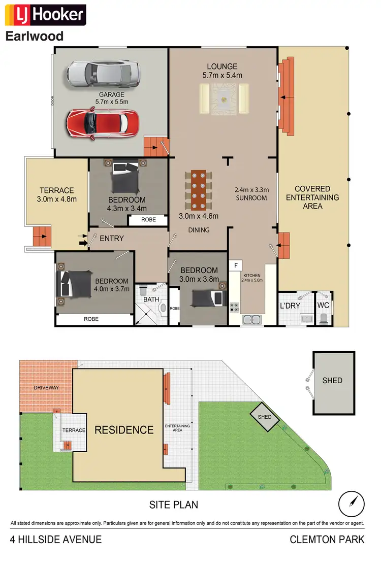 Floorplan of Homely house listing, 4 Hillside Avenue, Clemton Park NSW 2206