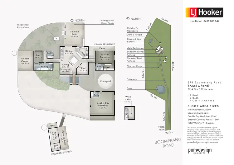 Floorplan of Homely house listing, 274 Boomerang Road, Tamborine QLD 4270