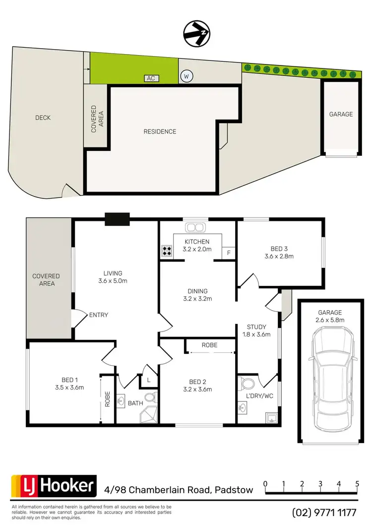 Floorplan of Homely villa listing, 98D Chamberlain Road, Padstow Heights NSW 2211