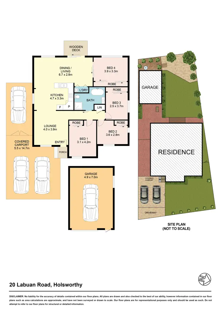 Floorplan of Homely house listing, 20 Labuan Rd, Holsworthy NSW 2173