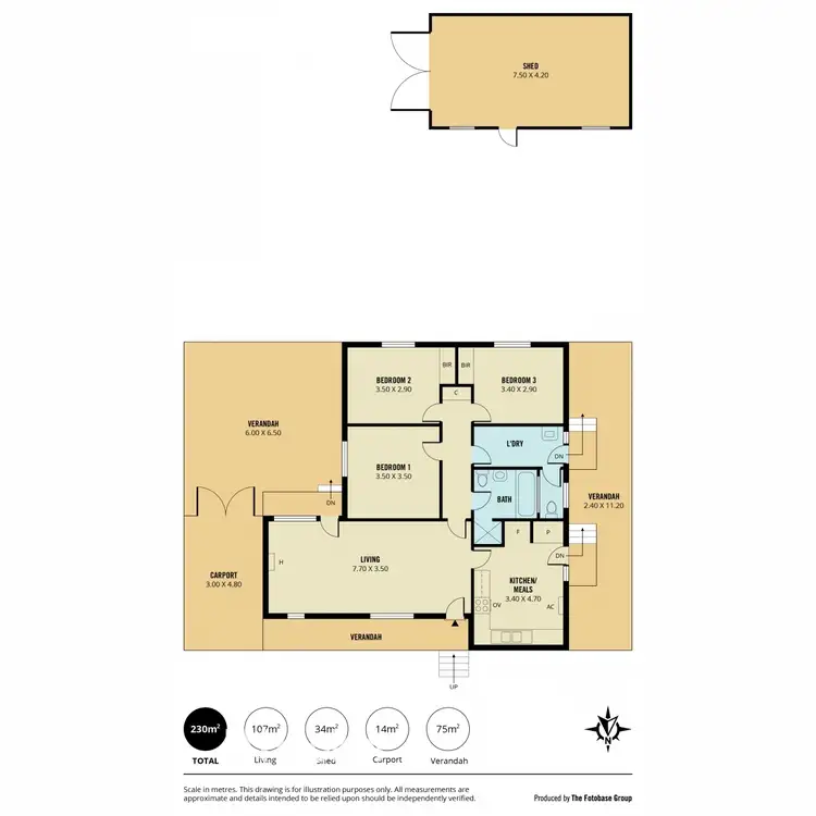 Floorplan of Homely house listing, 17 Minorca Crescent, Hackham West SA 5163