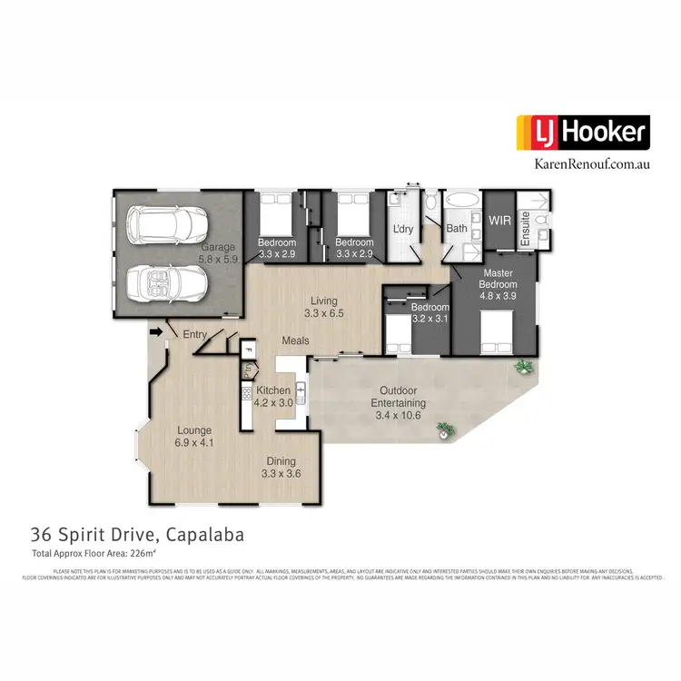 Floorplan of Homely house listing, 36 Spirit Drive, Capalaba QLD 4157
