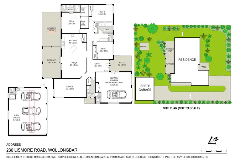 Floorplan of Homely house listing, 236 - 238 Lismore Road, Wollongbar NSW 2477