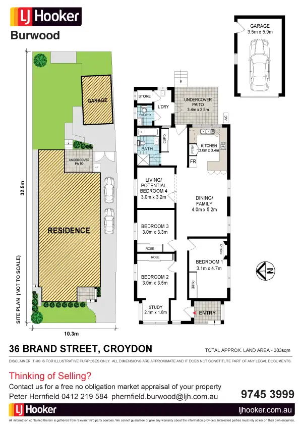Floorplan of Homely house listing, 36 Brand Street, Croydon NSW 2132