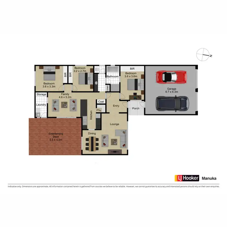 Floorplan of Homely townhouse listing, 4/20 Blakey Close, Monash ACT 2904
