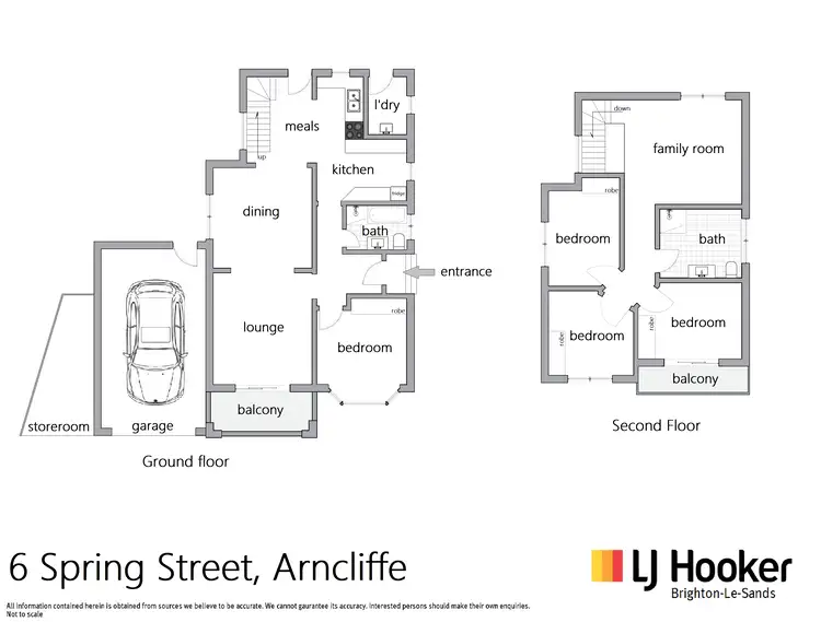 Floorplan of Homely house listing, 6 Spring Street, Arncliffe NSW 2205
