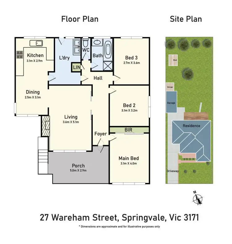 Floorplan of Homely house listing, 27 Wareham Street, Springvale VIC 3171
