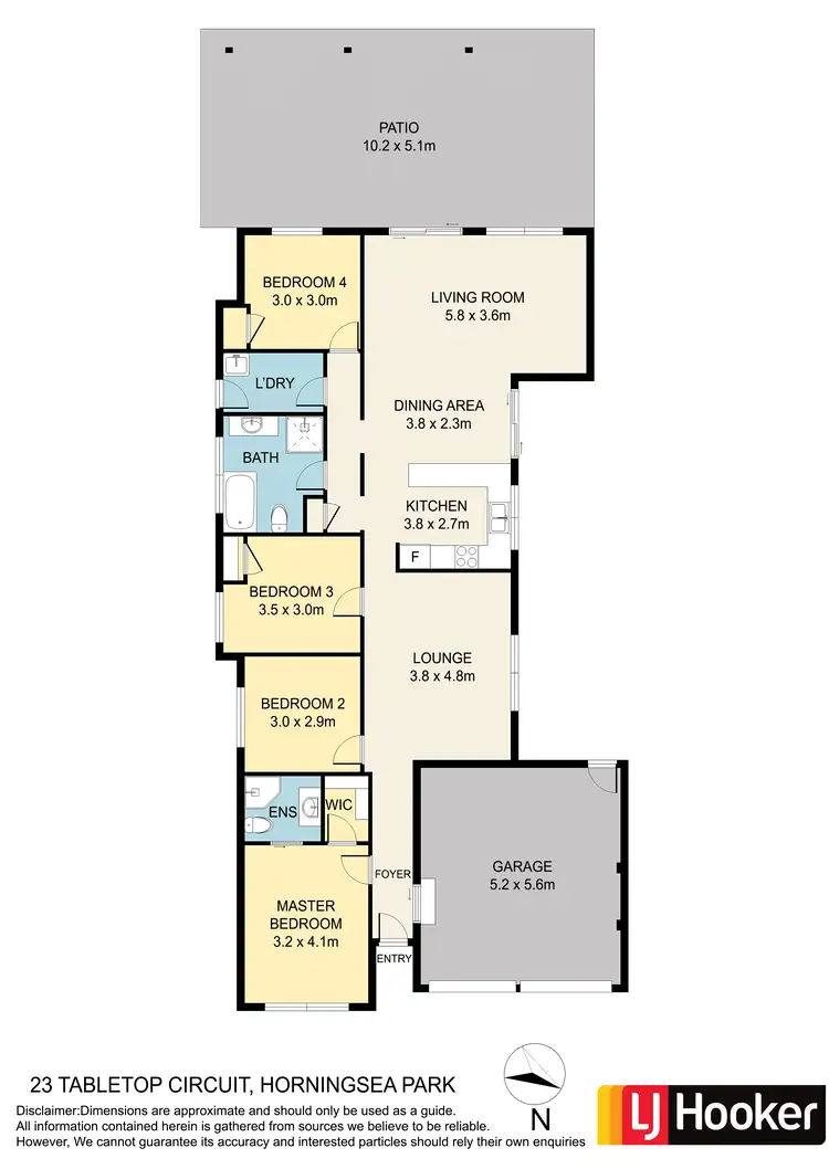 Floorplan of Homely house listing, 23 Tabletop Circuit, Horningsea Park NSW 2171