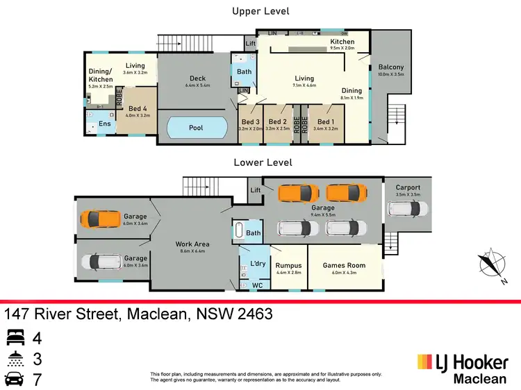 Floorplan of Homely house listing, 147 River Street, Maclean NSW 2463