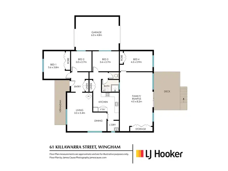 Floorplan of Homely house listing, 61 Killawarra Street, Wingham NSW 2429