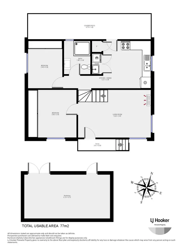 Floorplan of Homely house listing, 44 Paringa Road, Glenorchy TAS 7010