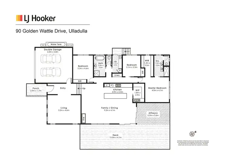 Floorplan of Homely house listing, 90 Golden Wattle Drive, Ulladulla NSW 2539