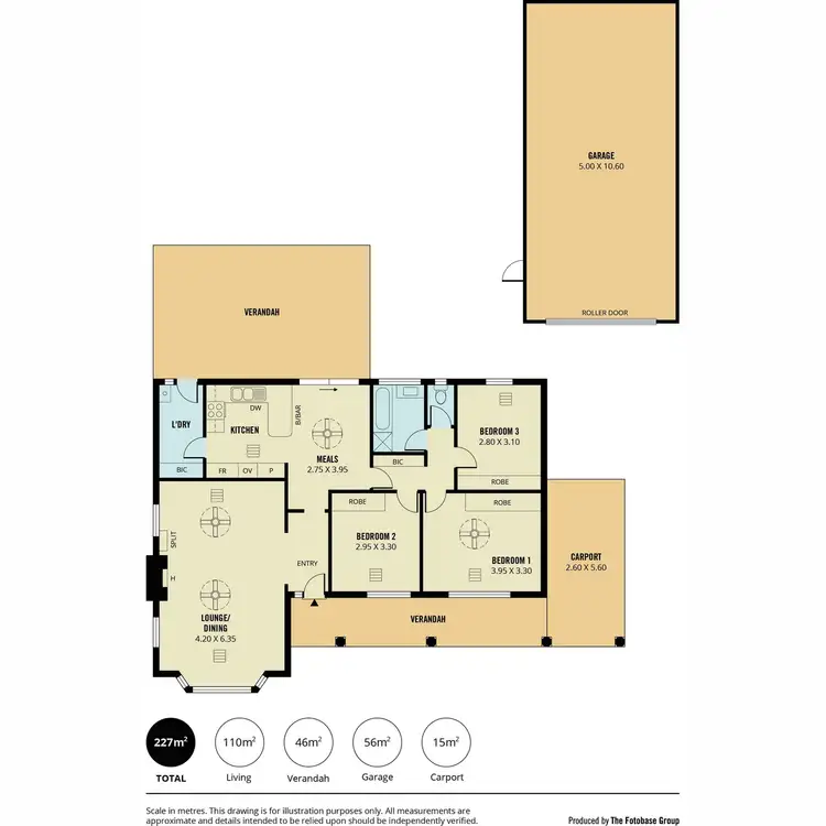 Floorplan of Homely house listing, 587 Yatala Vale Road, Fairview Park SA 5126
