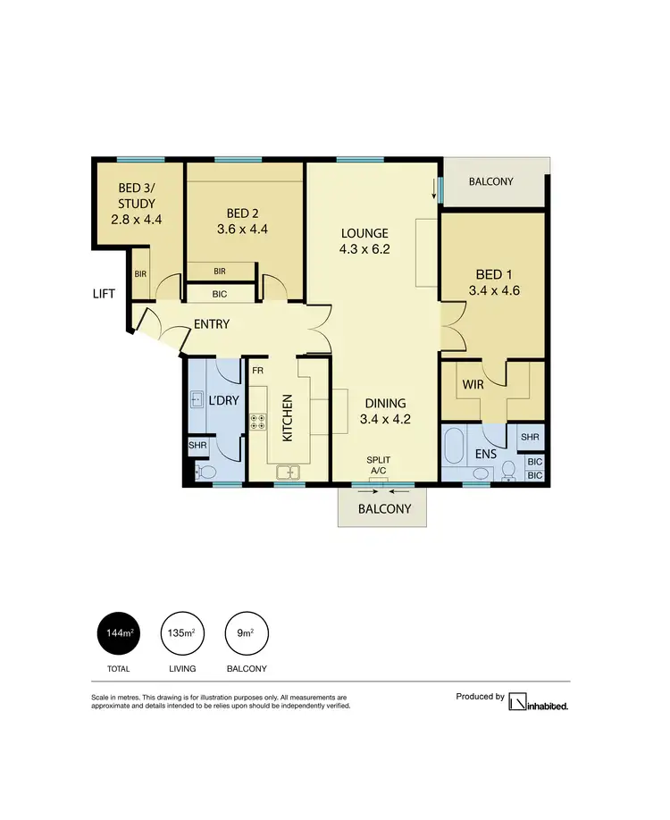 Floorplan of Homely house listing, Unit 6A/97 MacKinnon Pde, North Adelaide SA 5006