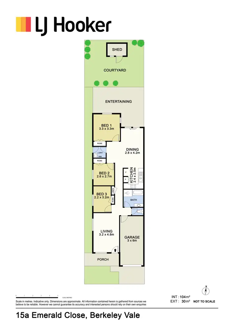 Floorplan of Homely house listing, 15a Emerald Place, Berkeley Vale NSW 2261