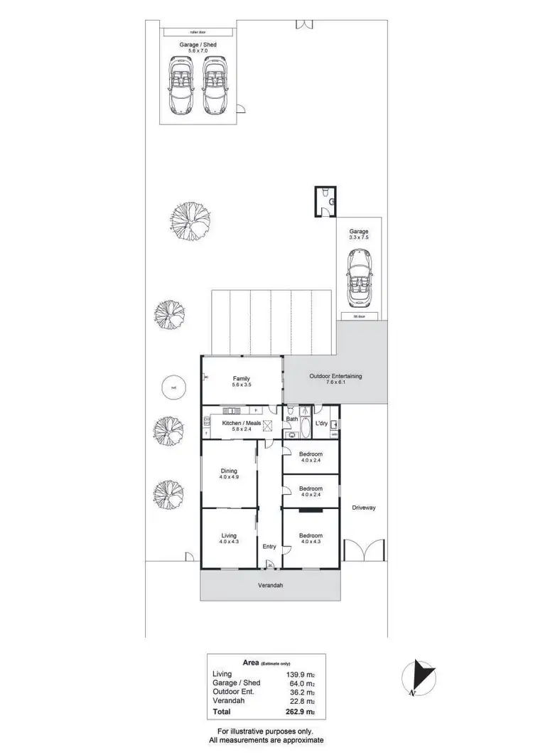Floorplan of Homely house listing, 56 Hughes Street, Mile End SA 5031