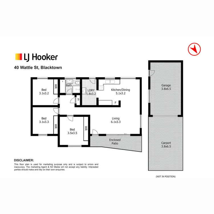 Floorplan of Homely house listing, 40 Wattle Street, Blacktown NSW 2148