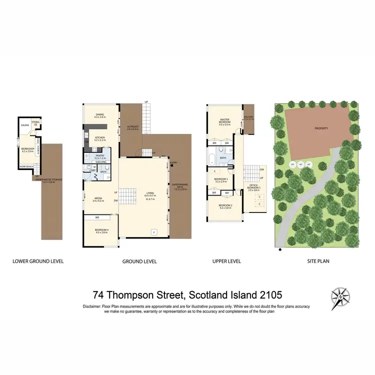 Floorplan of Homely house listing, 74 Thompson Street, Scotland Island NSW 2105