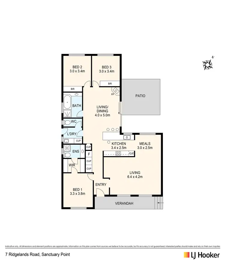 Floorplan of Homely house listing, 7 Ridgelands Drive, Sanctuary Point NSW 2540