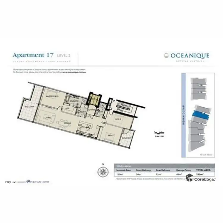 Floorplan of Homely apartment listing, 17/100 Country Club Drive, Dawesville WA 6211
