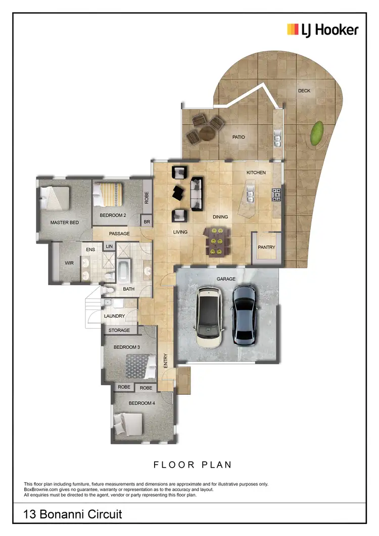 Floorplan of Homely house listing, 13 Bonanni Circuit, Ross NT 873