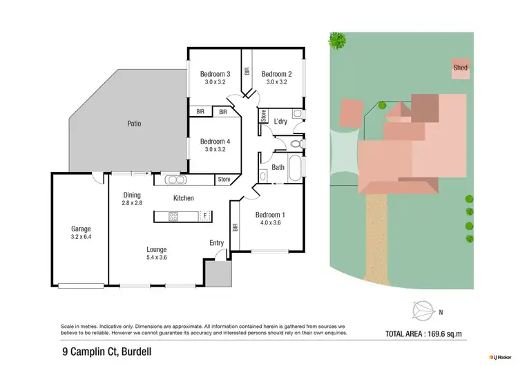 Floorplan of Homely house listing, 9 Camplin Court, Burdell QLD 4818