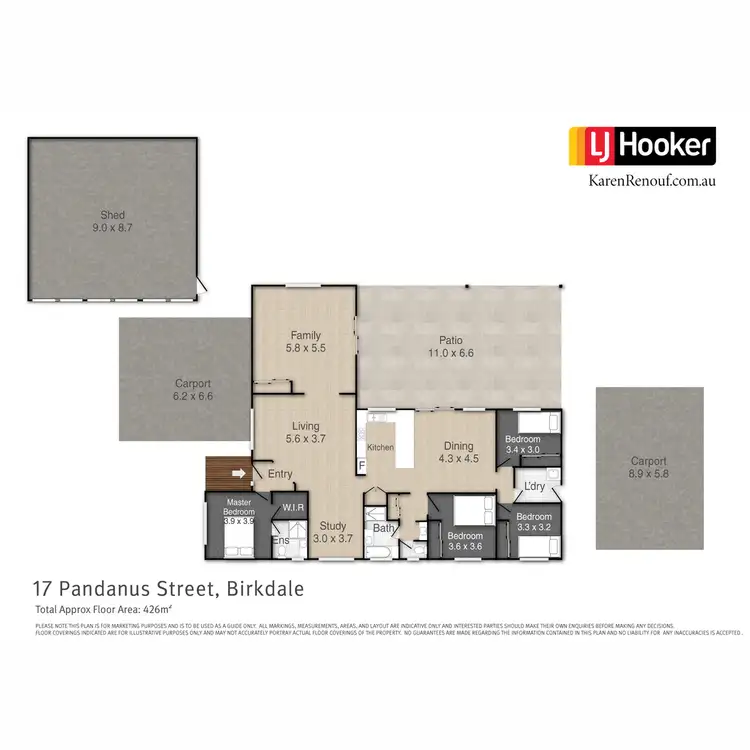Floorplan of Homely house listing, 17 Pandanus Street, Birkdale QLD 4159
