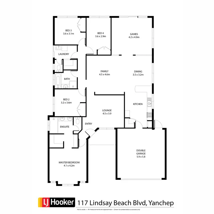Floorplan of Homely house listing, 117 Lindsay Beach Boulevard, Yanchep WA 6035