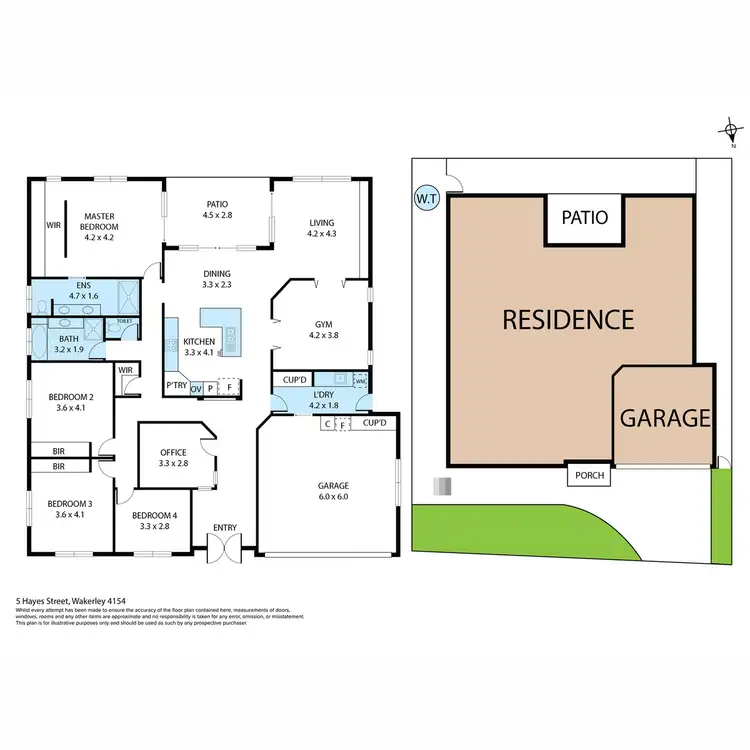 Floorplan of Homely house listing, 5 Hayes Street, Wakerley QLD 4154