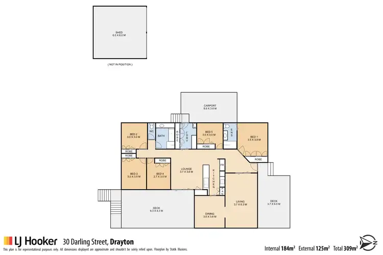Floorplan of Homely house listing, 30-32 Darling Street, Drayton QLD 4350
