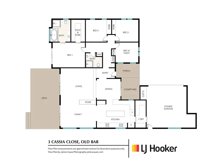 Floorplan of Homely house listing, 3 Cassia Close, Old Bar NSW 2430