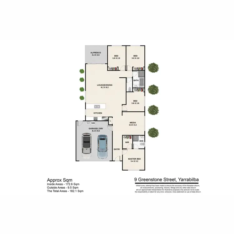Floorplan of Homely house listing, 9 Greenstone Street, Yarrabilba QLD 4207