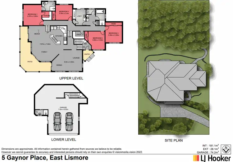 Floorplan of Homely house listing, 5 Gaynor Place, East Lismore NSW 2480